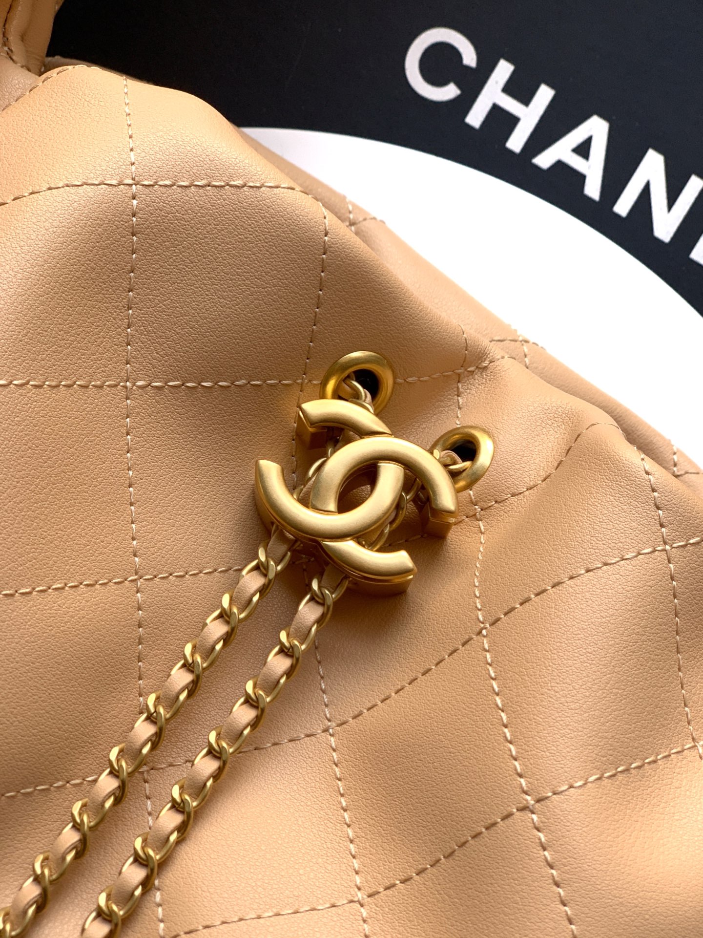 Chanel Male Basic Bag Cow Leather 12cm-l-s