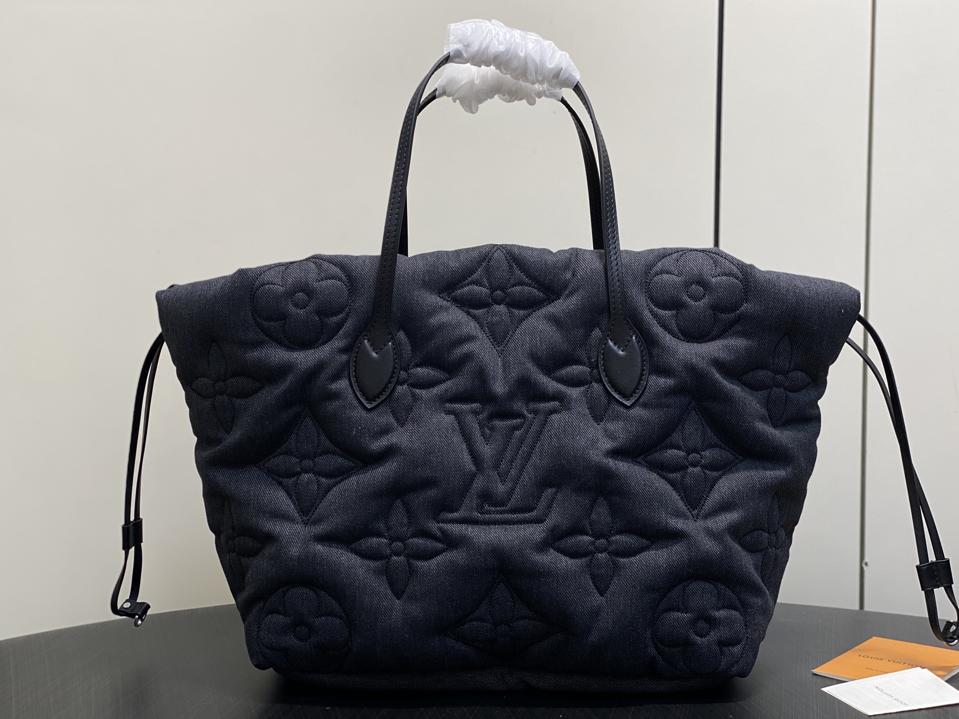 Louis Vuitton Tote Bag Nylon Black M-l-s