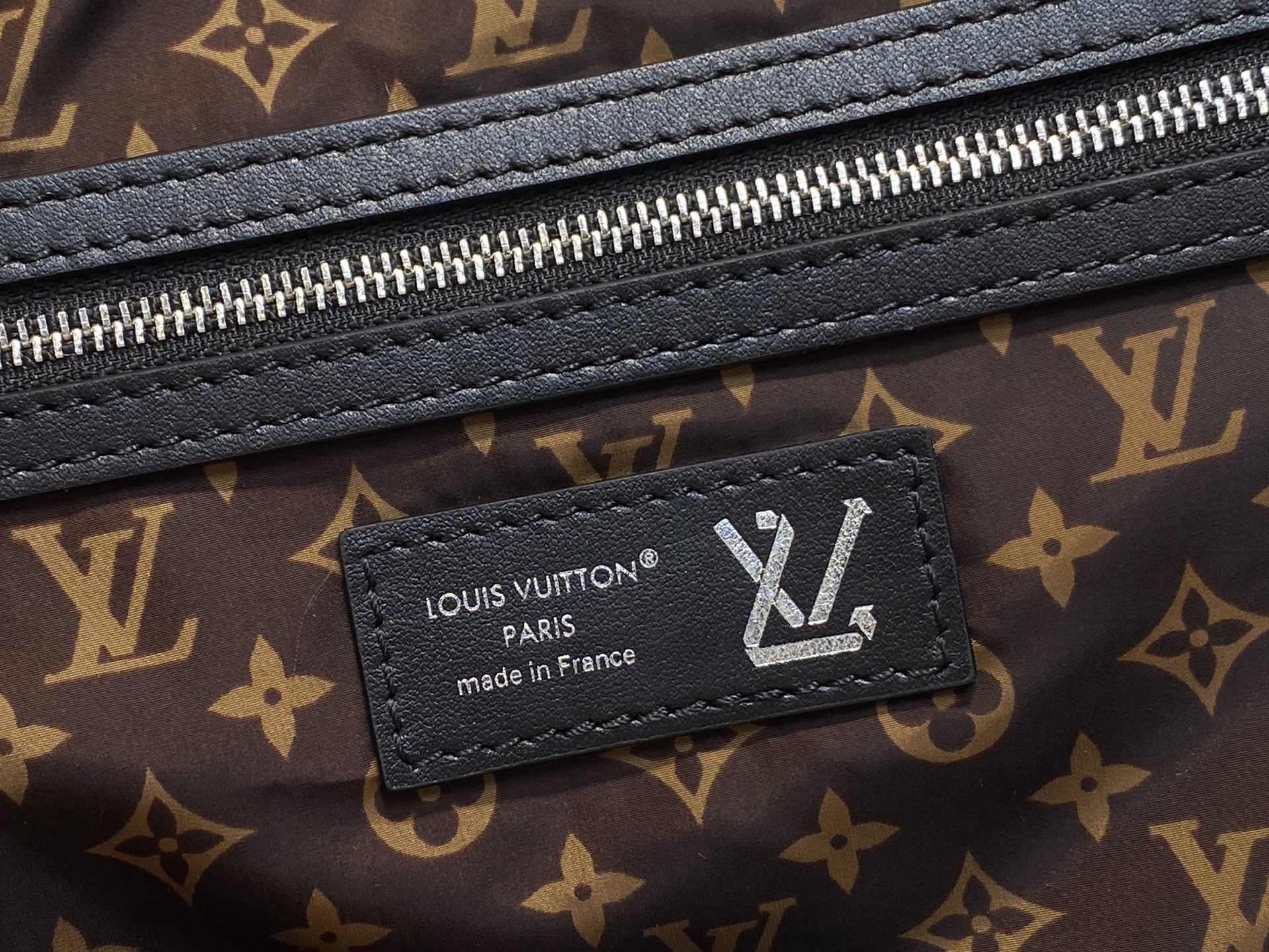 Louis Vuitton Tote Bag Nylon Black M-l-s