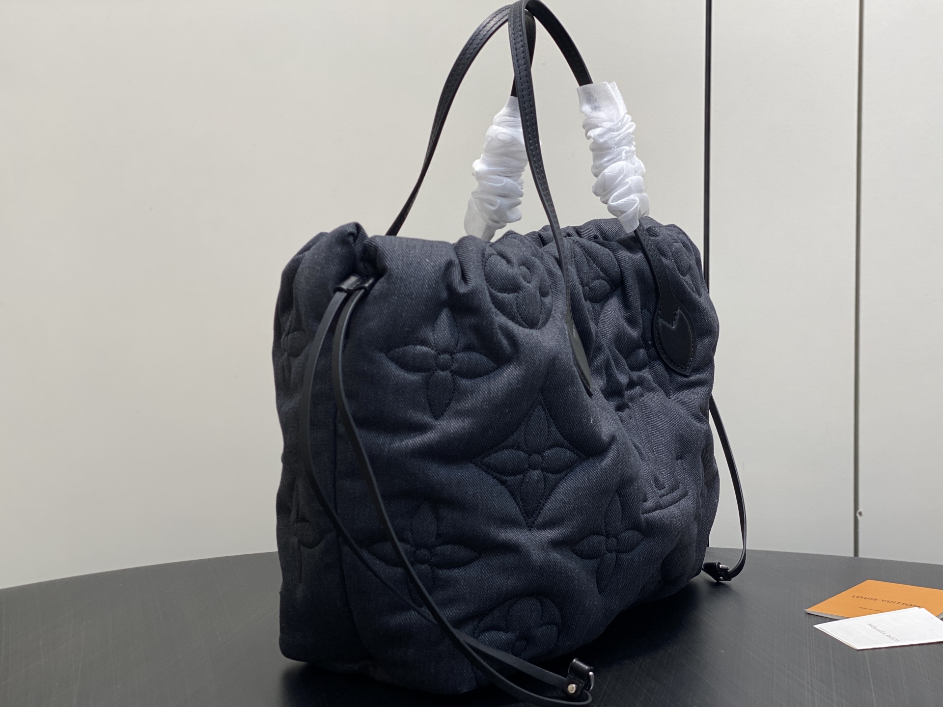 Louis Vuitton Tote Bag Nylon Black M-l-s