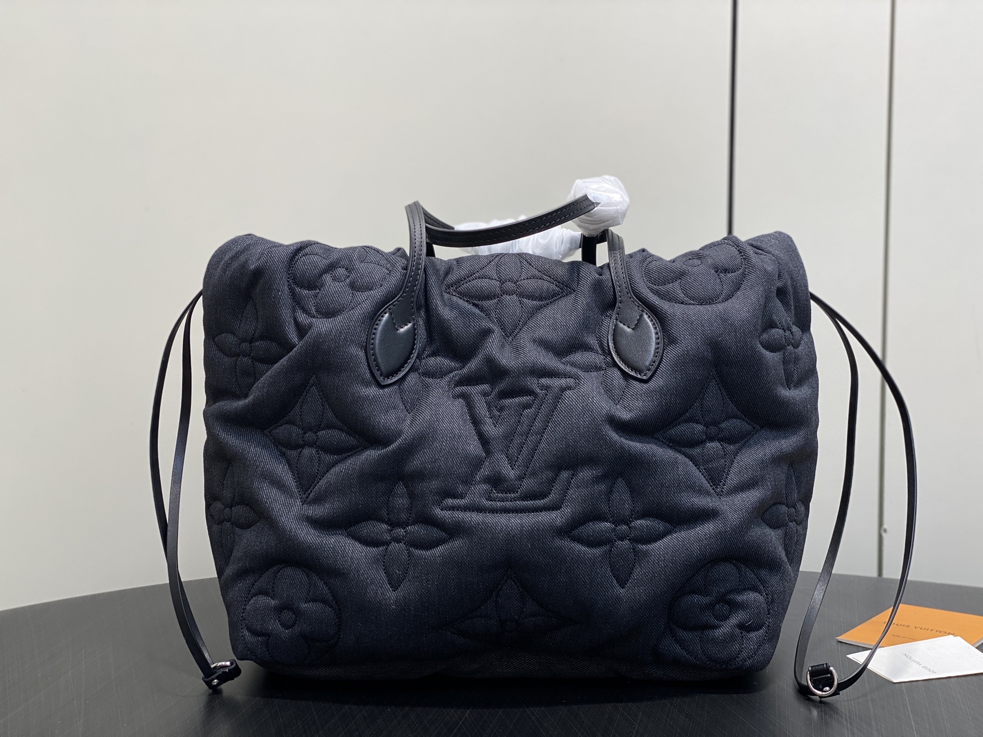 Louis Vuitton Tote Bag Nylon Black M-l-s