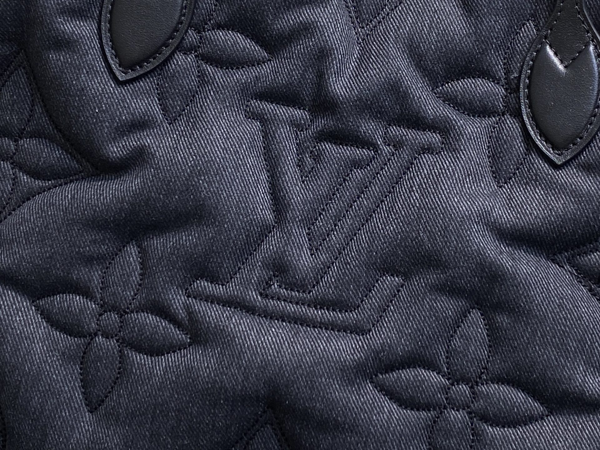 Louis Vuitton Tote Bag Nylon Black M-l-s