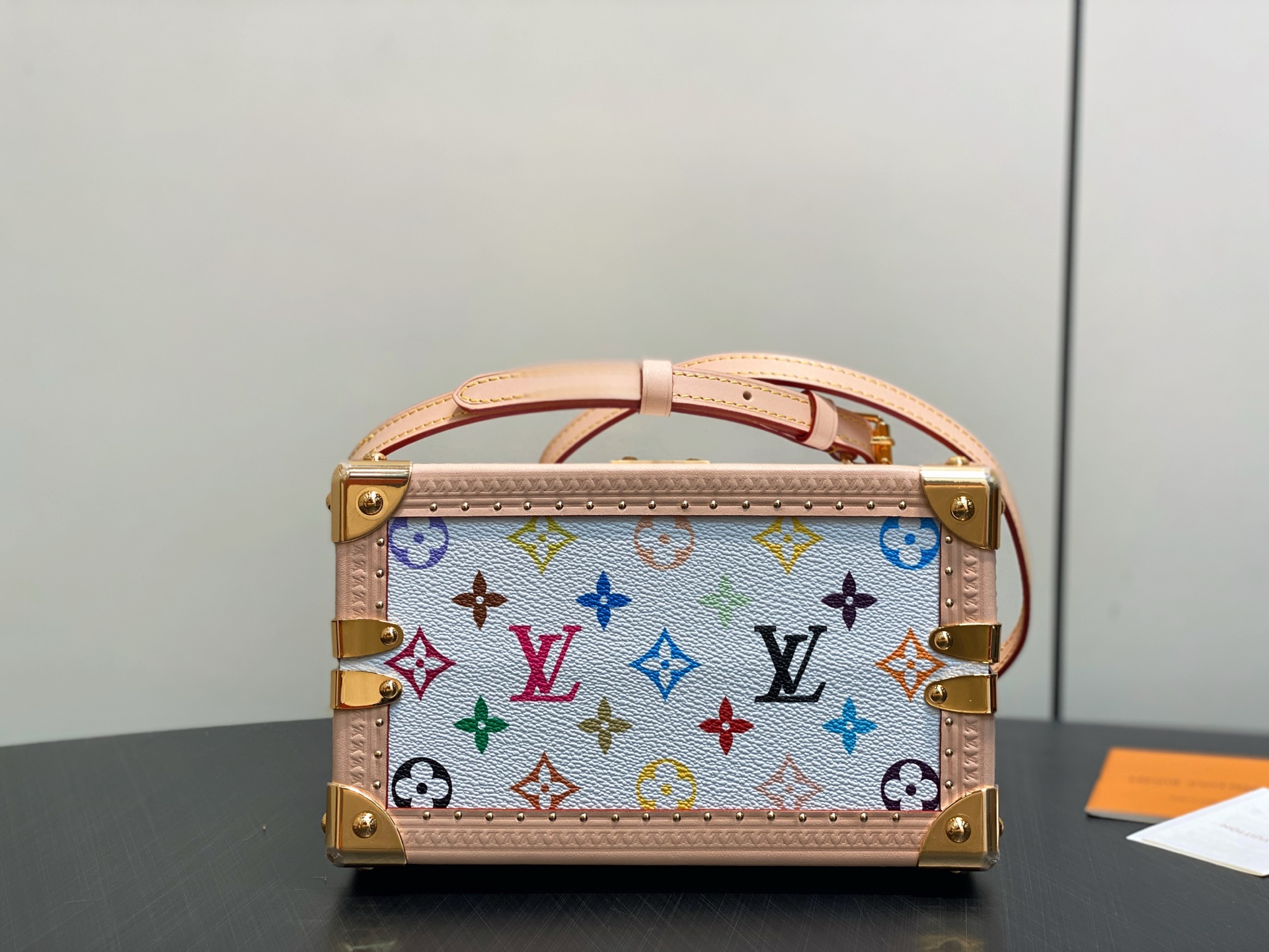 Louis Vuitton Basic Bag Cow Leather Gold M-l-s