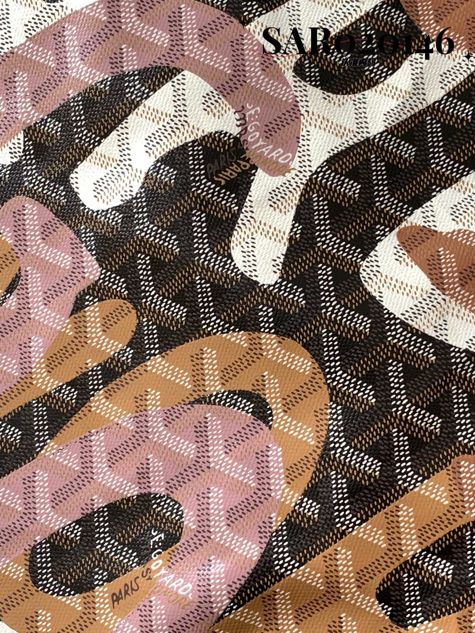 Goyard Basic Bag Canvas Blue M-l-s