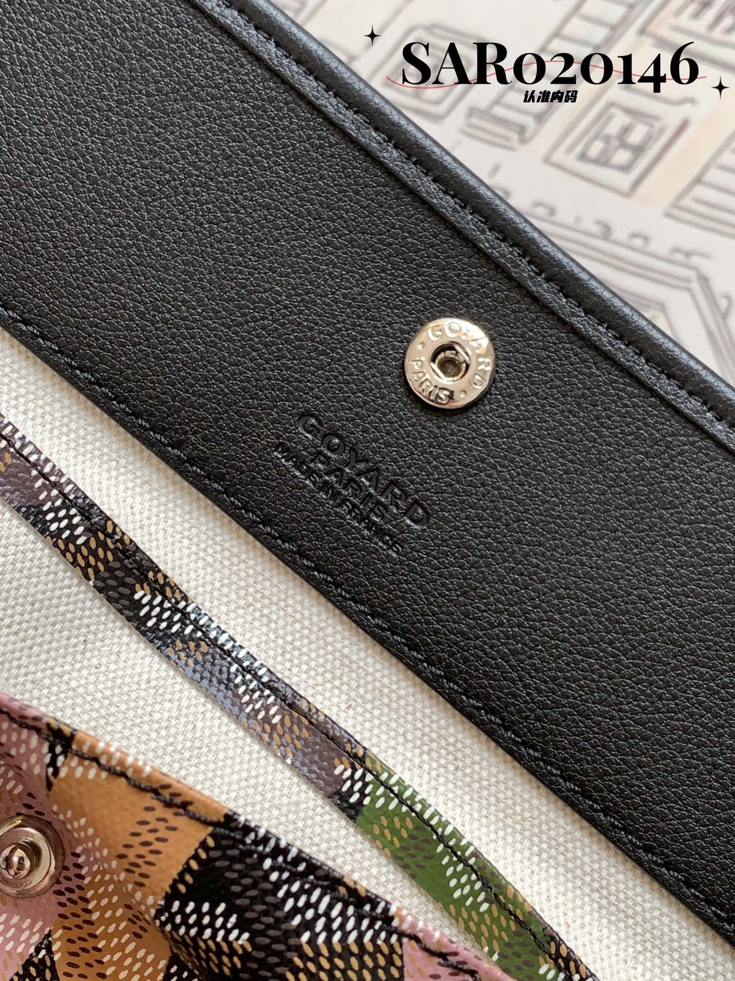 Goyard Basic Bag Canvas Blue M-l-s