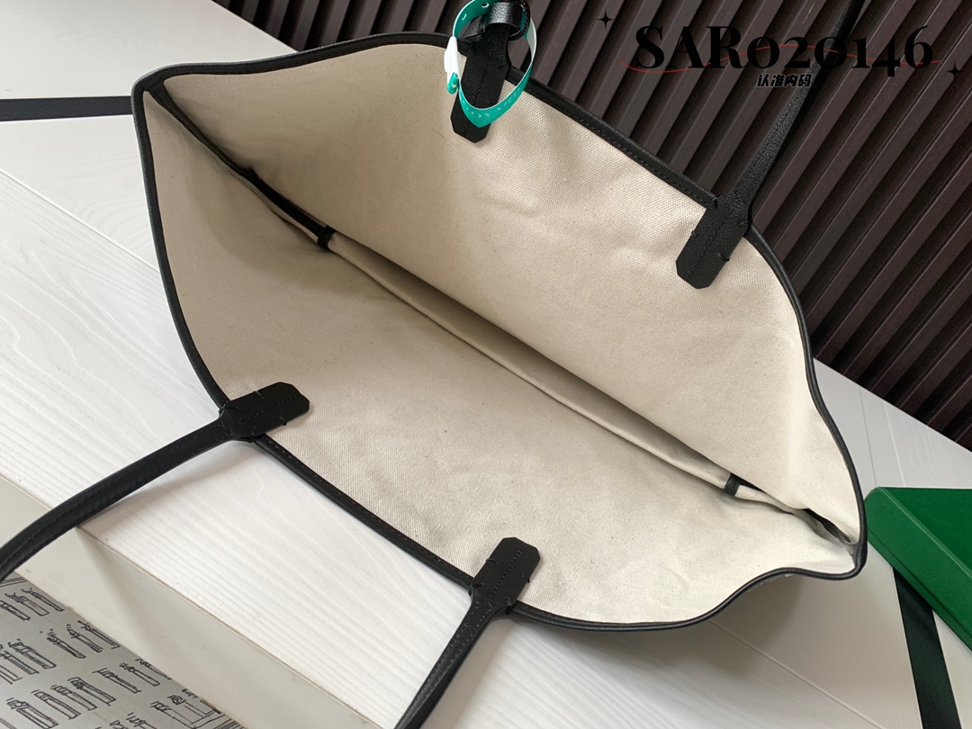 Goyard Basic Bag Canvas Blue M-l-s