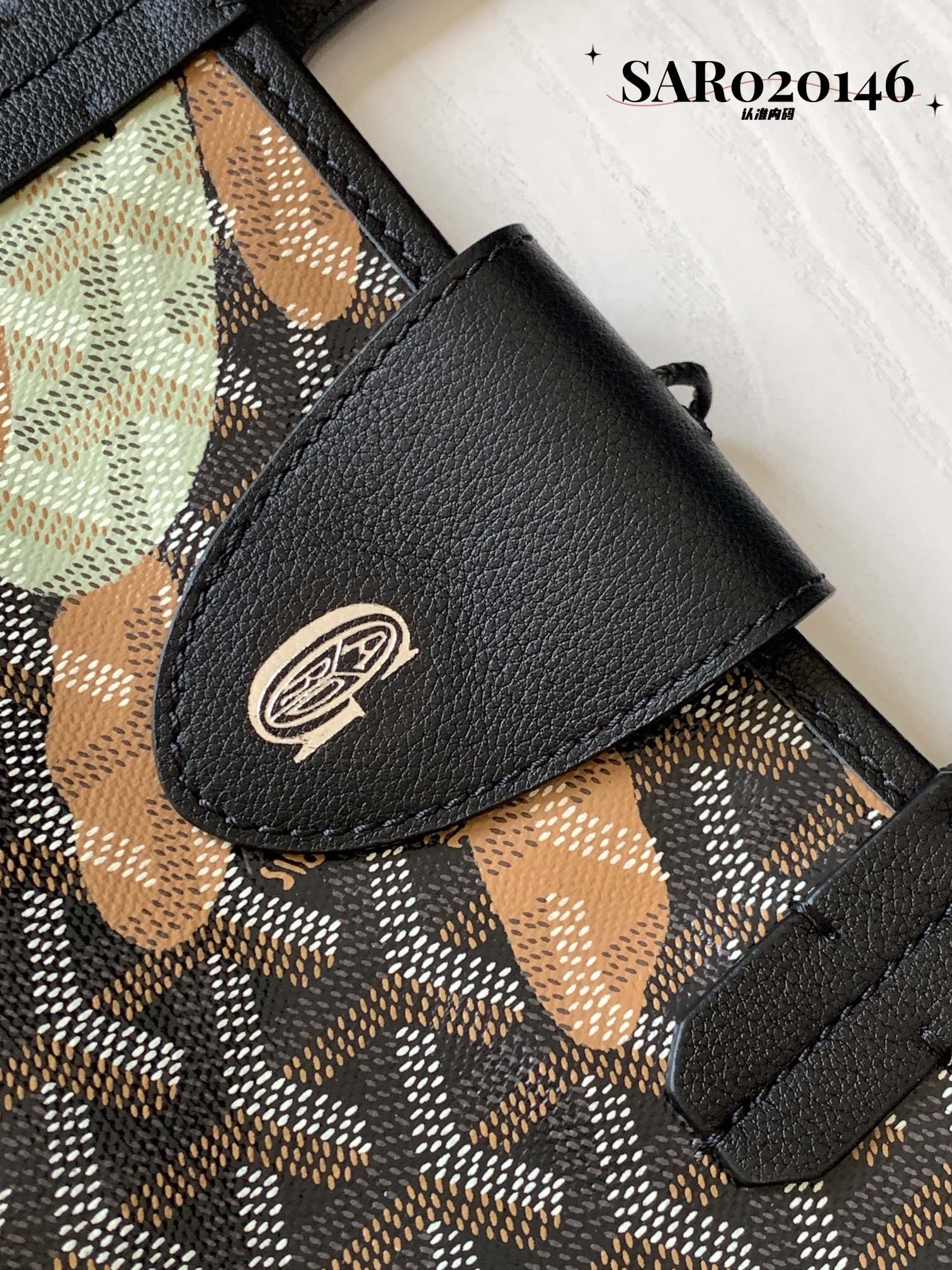 Goyard Basic Bag Canvas Blue M-l-s