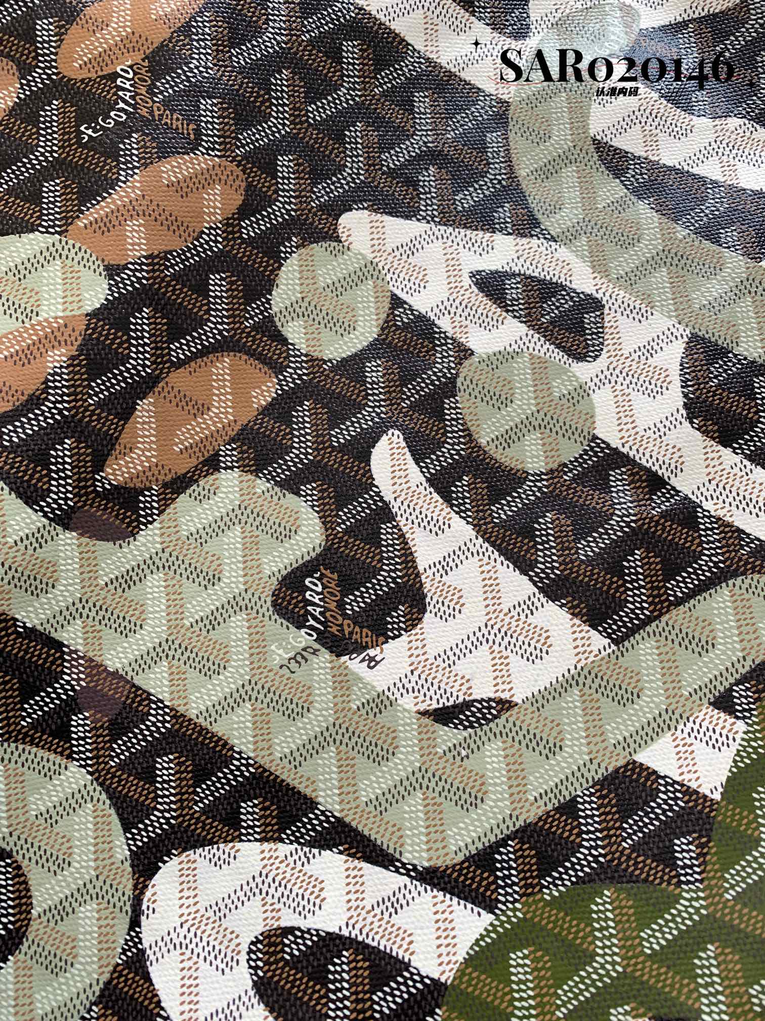 Goyard Basic Bag Canvas Blue M-l-s