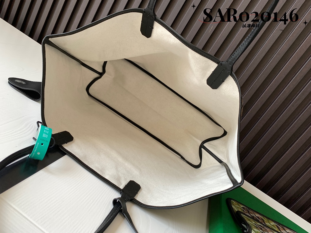 Goyard Basic Bag Canvas Blue M-l-s