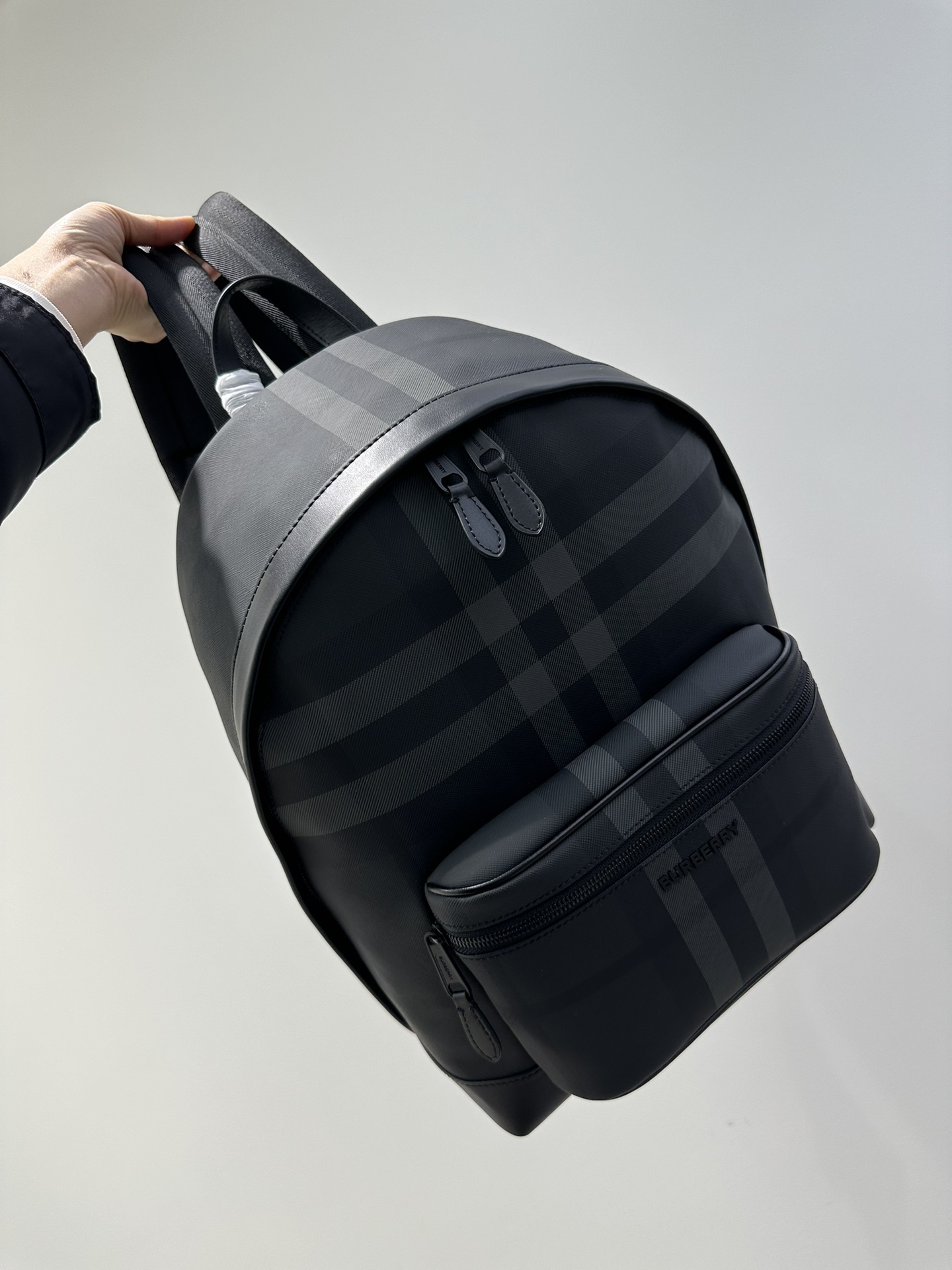 Burberry Shoulder Bag Canvas Blue M