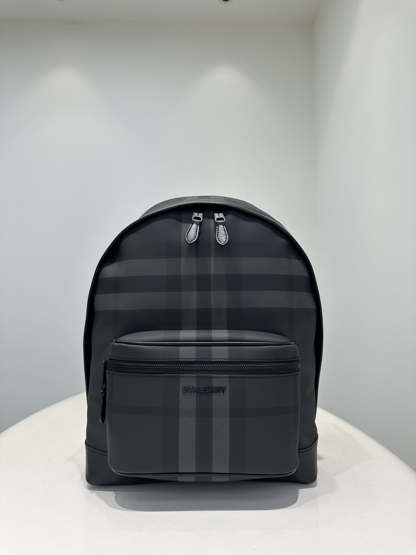 Burberry Shoulder Bag Canvas Blue M