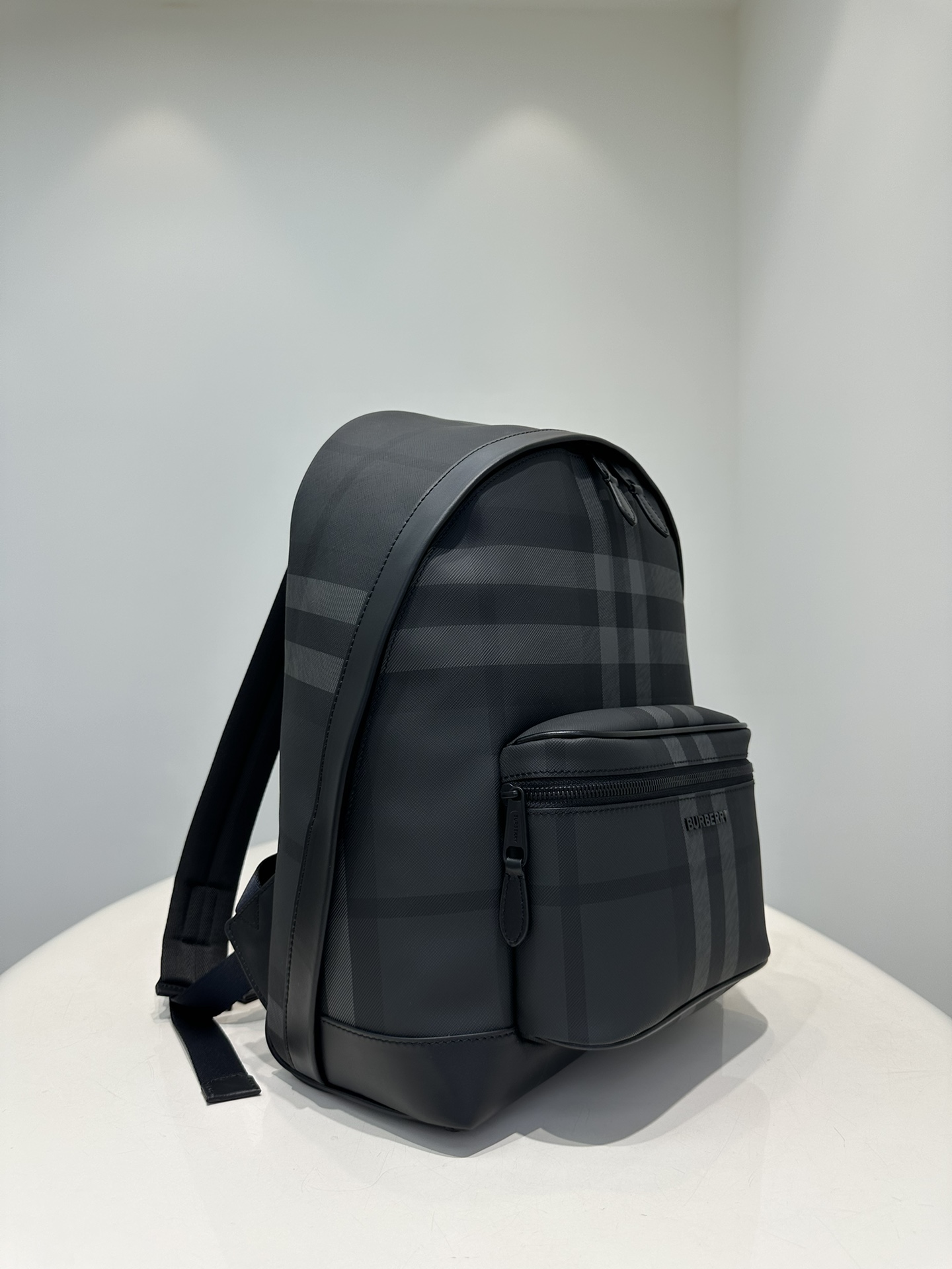 Burberry Shoulder Bag Canvas Blue M