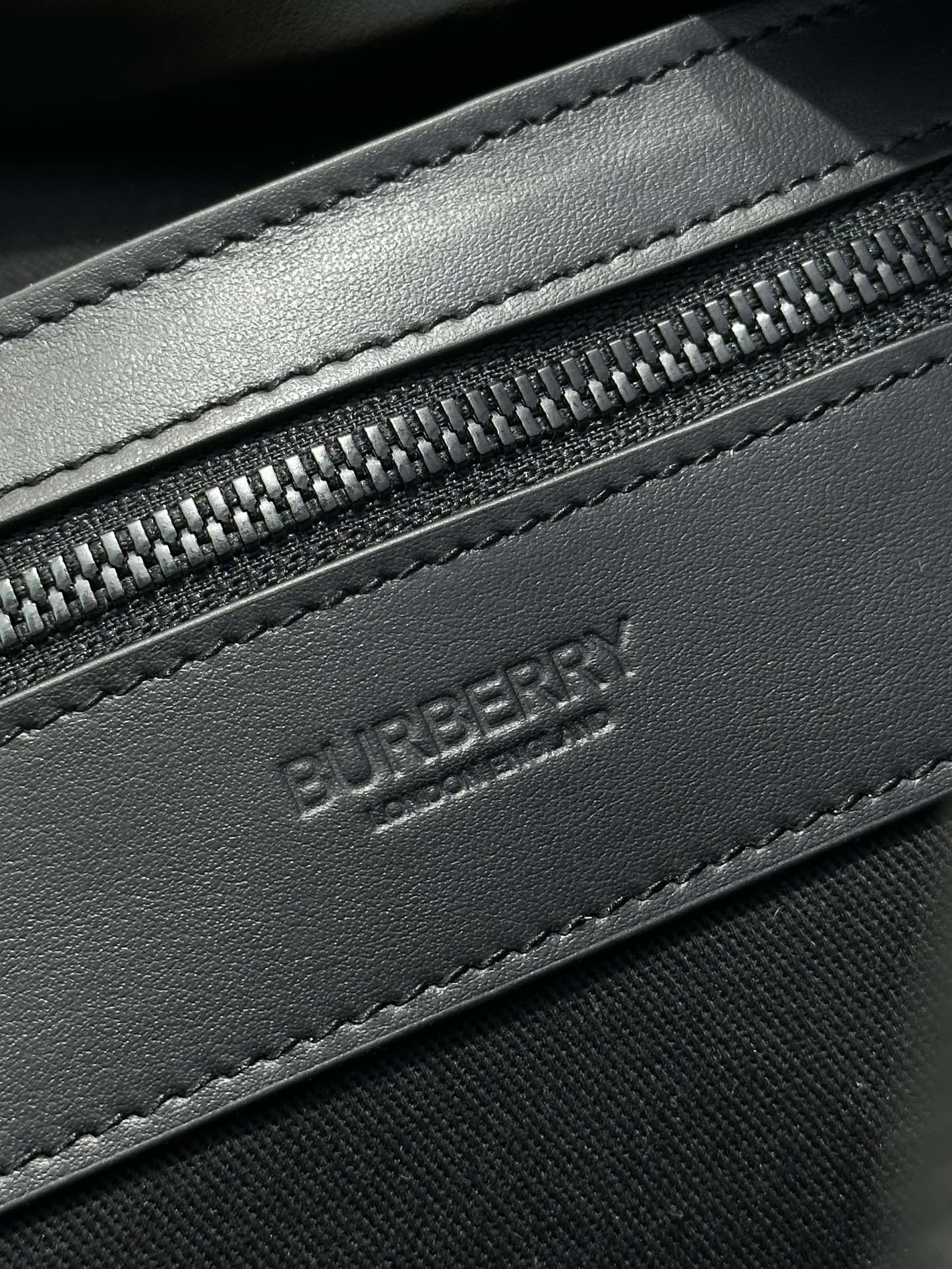 Burberry Shoulder Bag Canvas Blue M