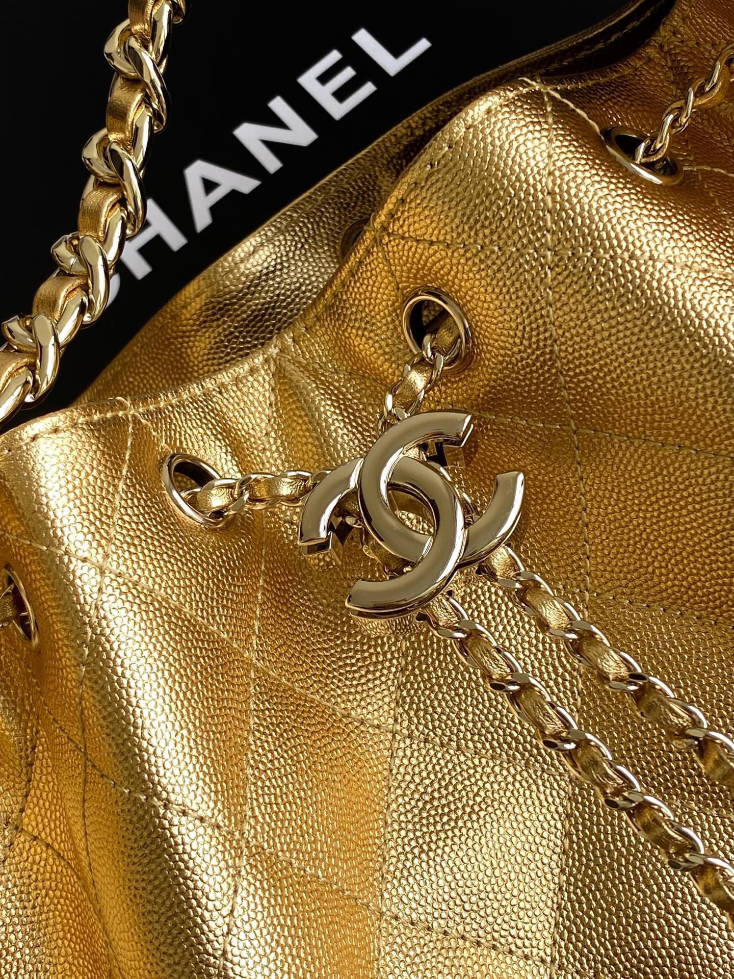 Chanel Bucket Bag L-s