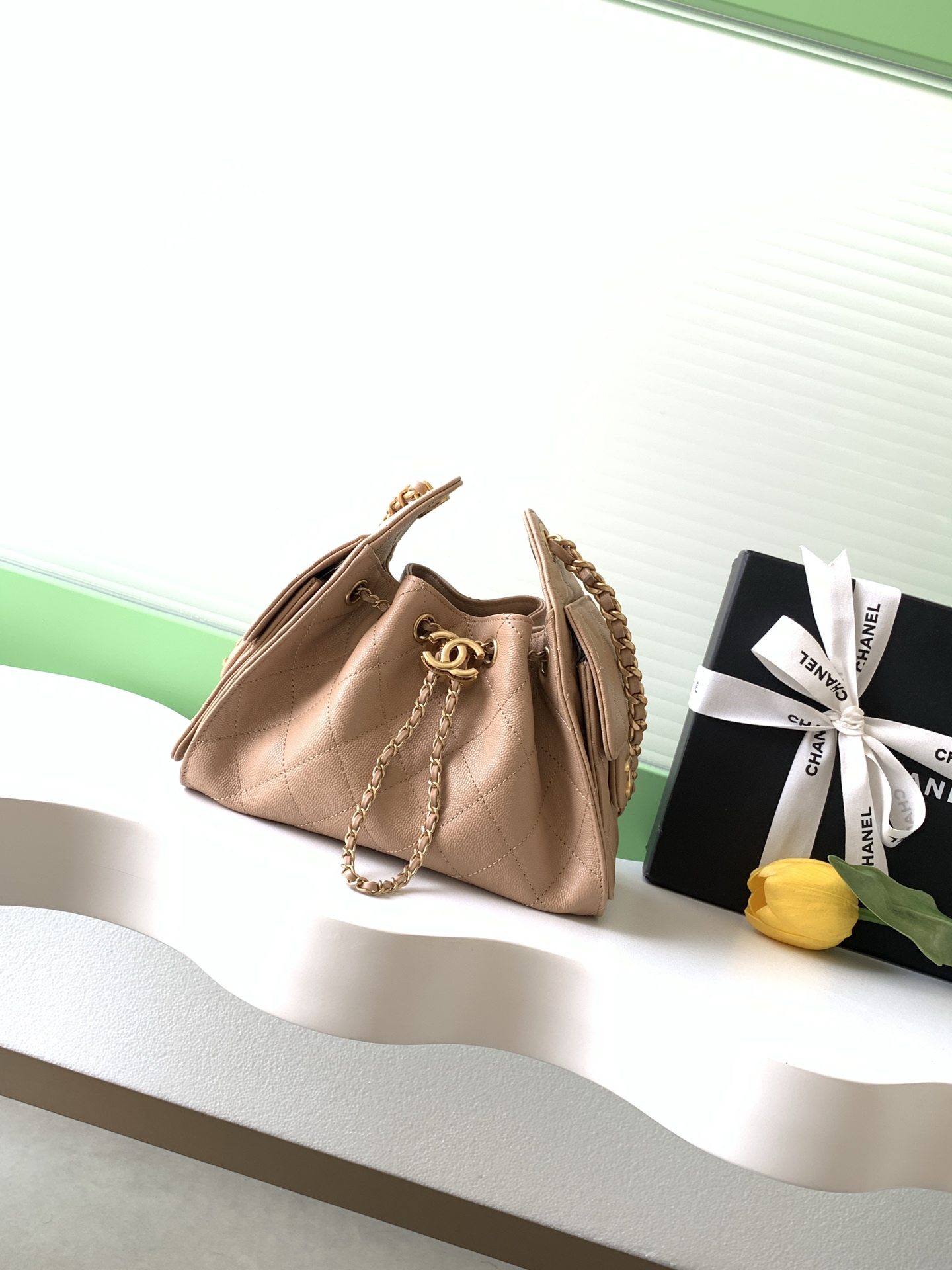 Chanel Bucket Bag L-s