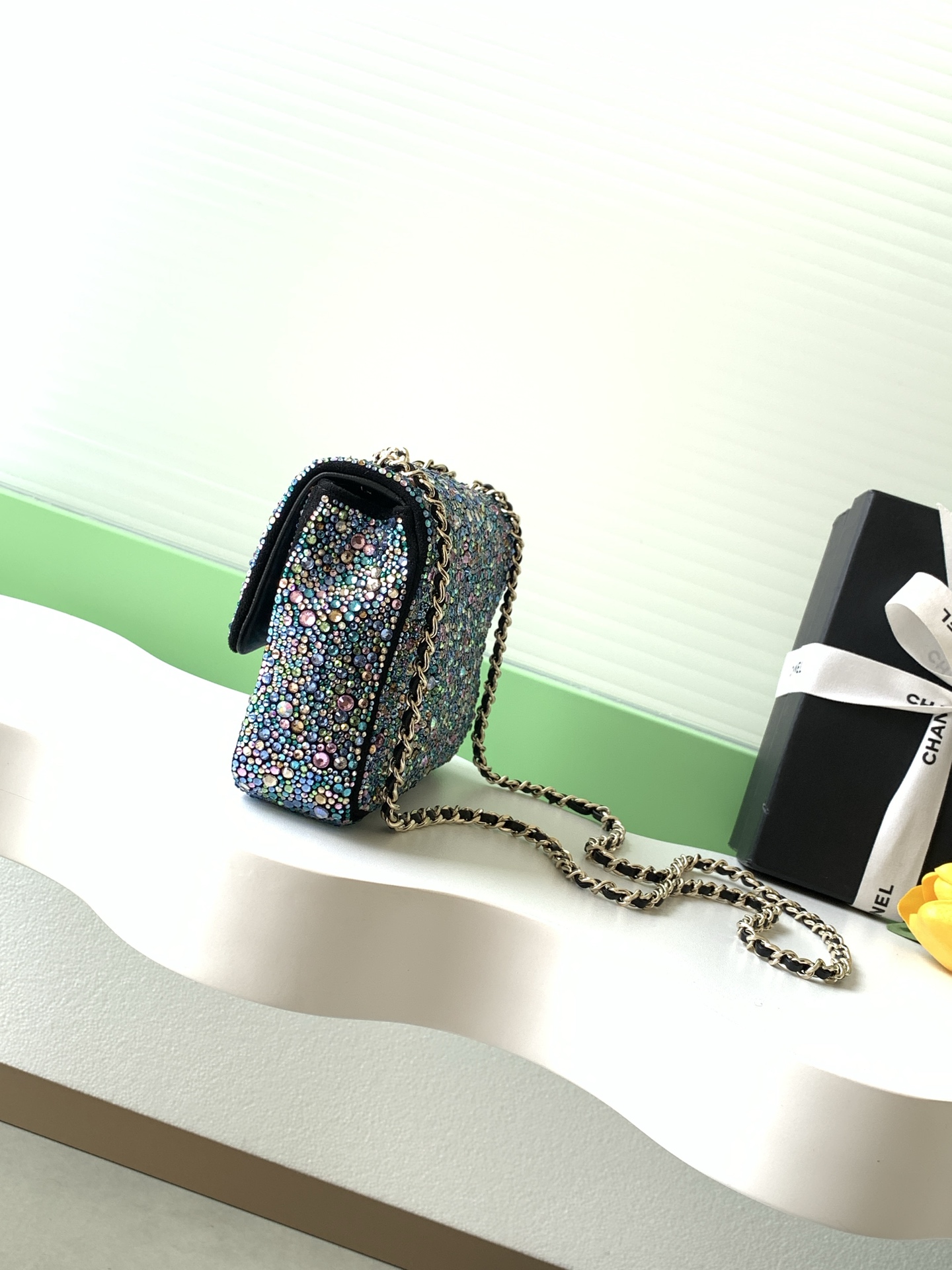 Chanel Clutch Bag Black L-s