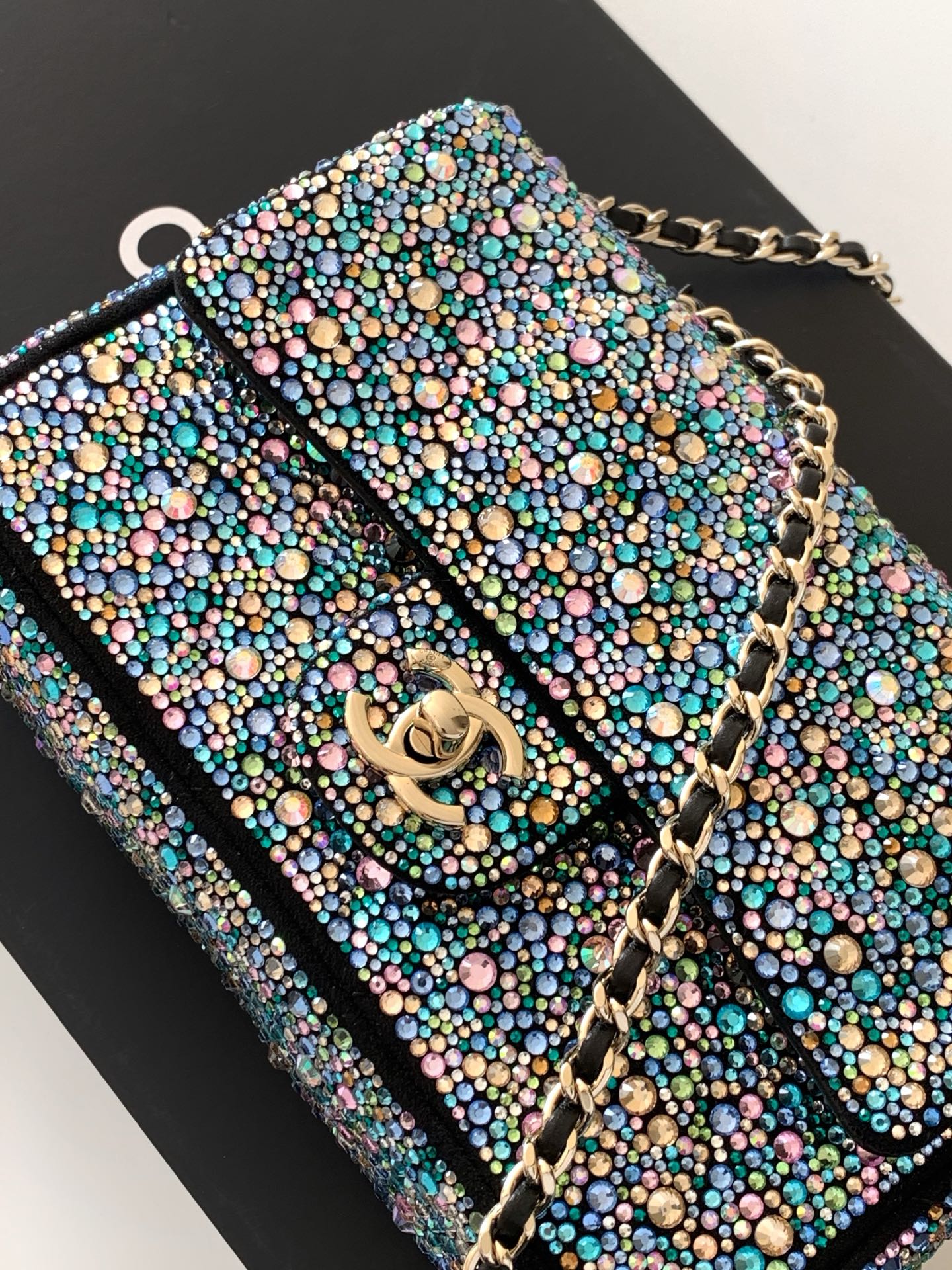 Chanel Clutch Bag Black L-s