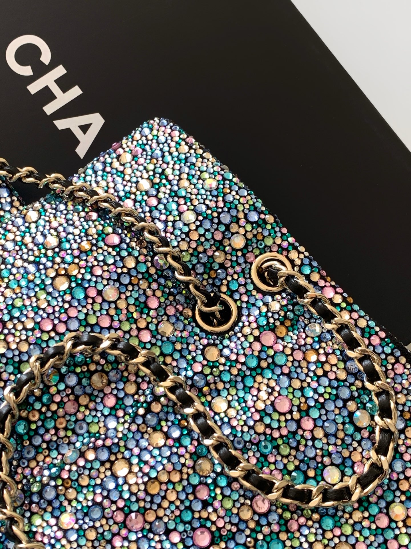 Chanel Clutch Bag Black L-s