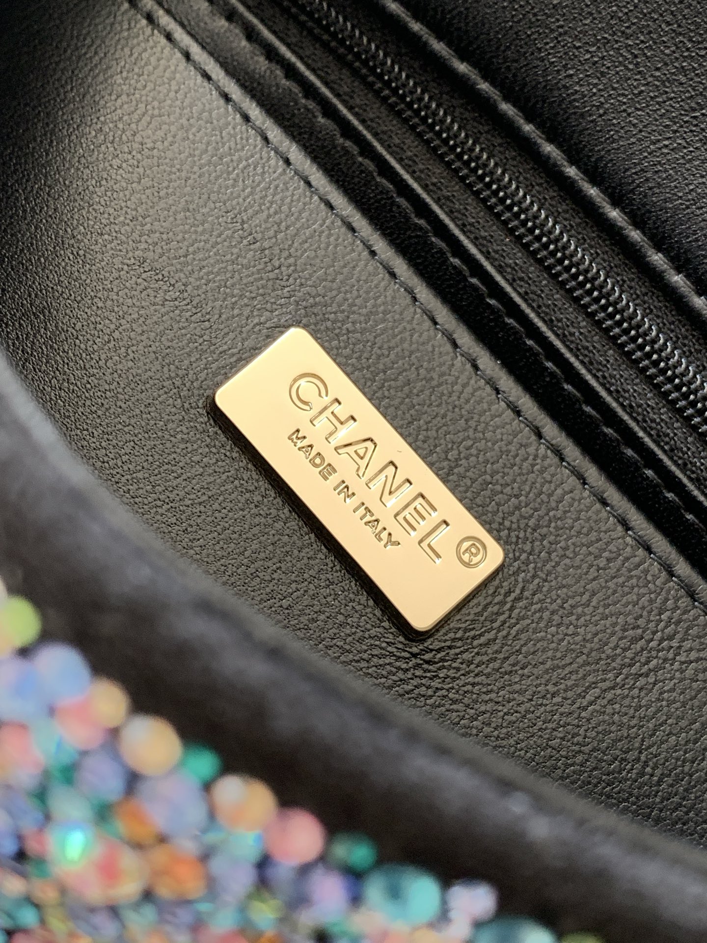 Chanel Clutch Bag Black L-s