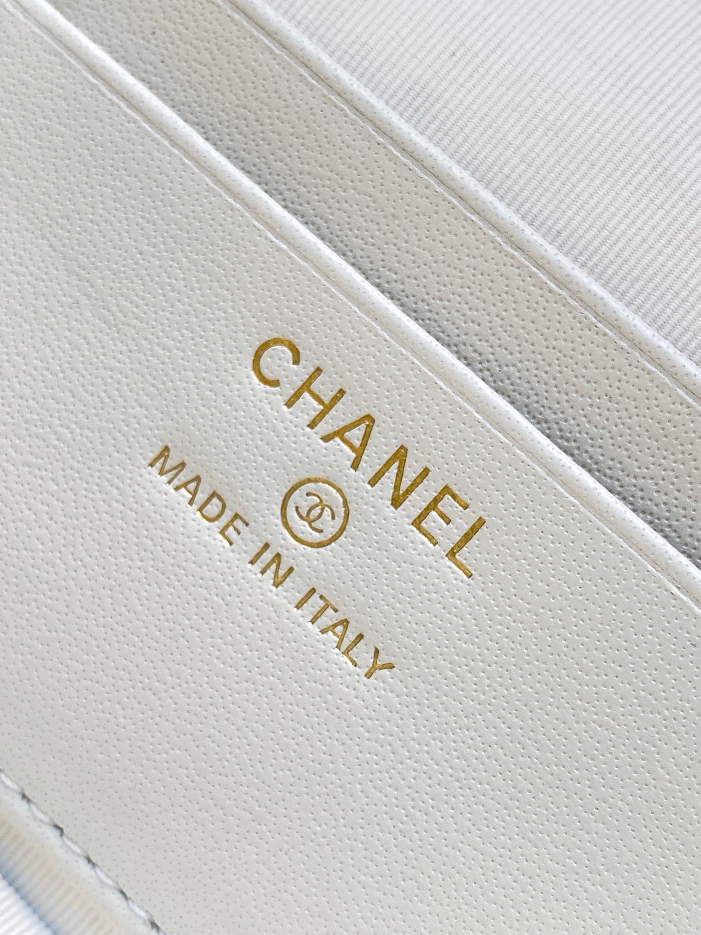 Chanel Basic Bag Cow Leather White L