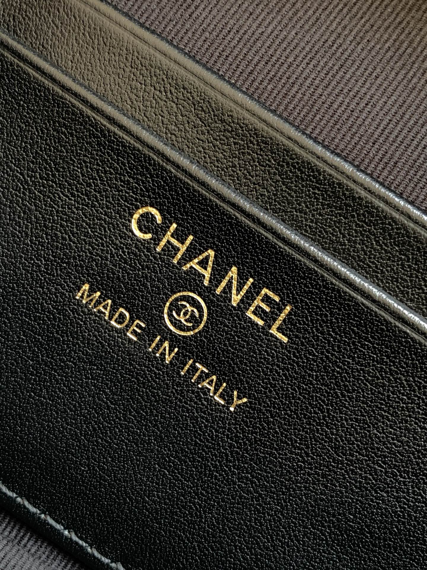 Chanel Basic Bag Cow Leather Black L