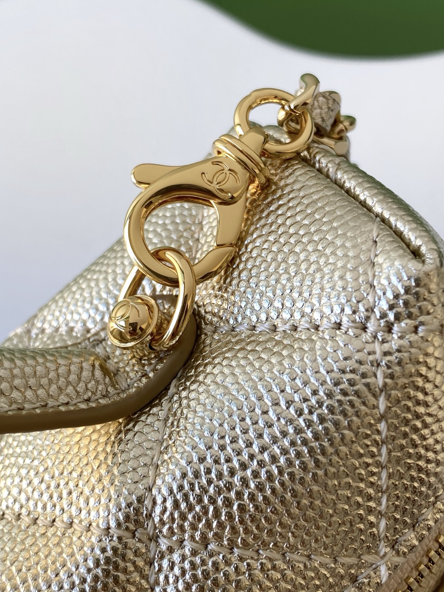 Chanel Basic Bag Cow Leather Gold L