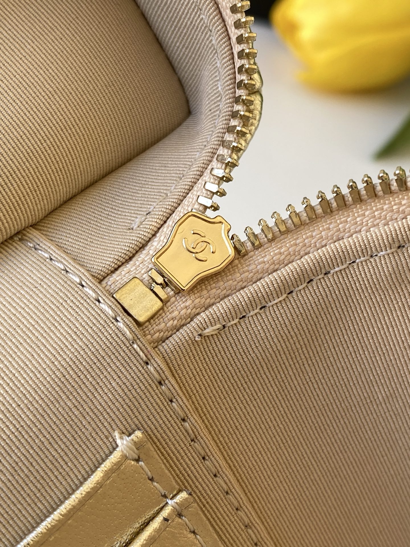 Chanel Basic Bag Cow Leather Gold L