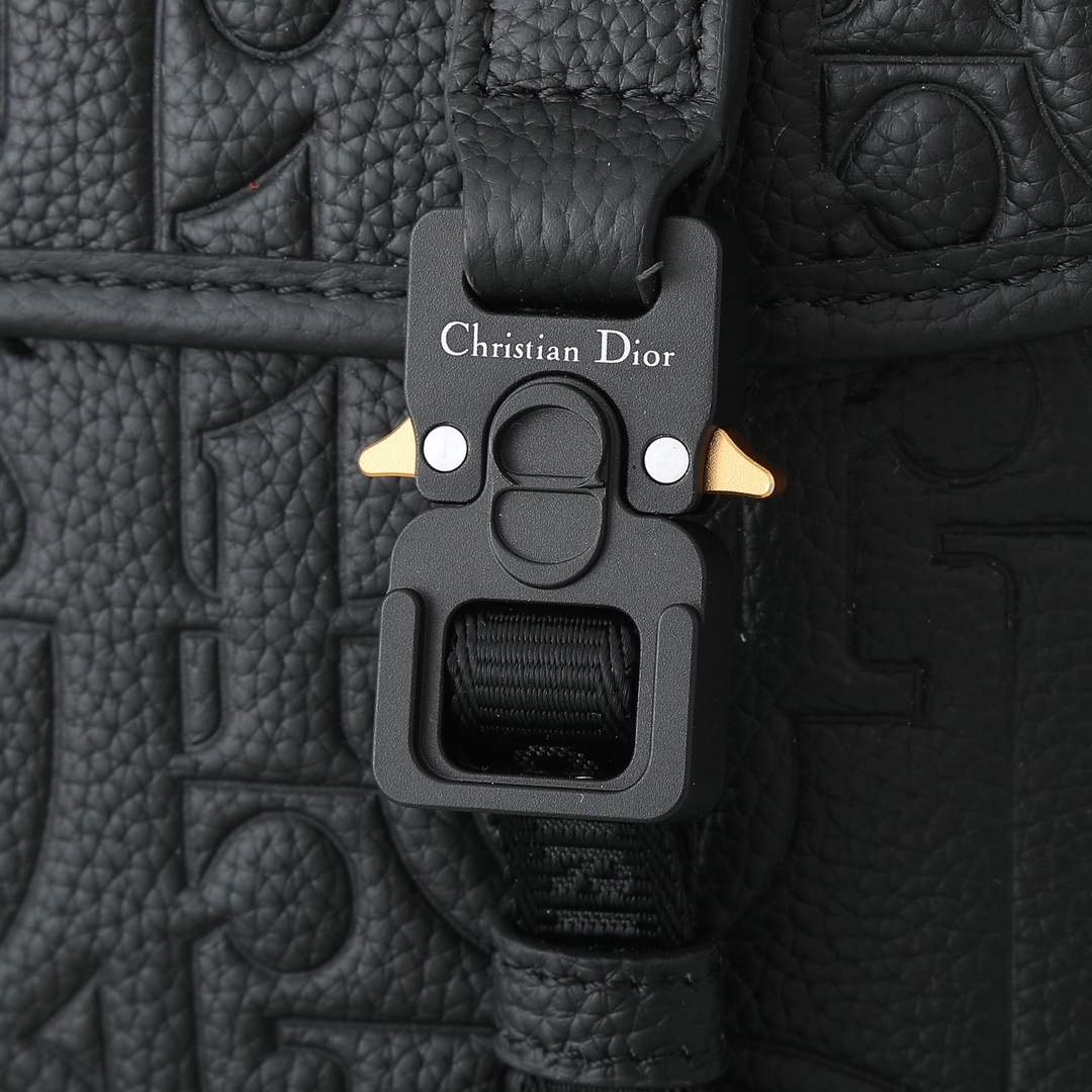 Dior Messenger Bag Cow Leather Black L-s-333l