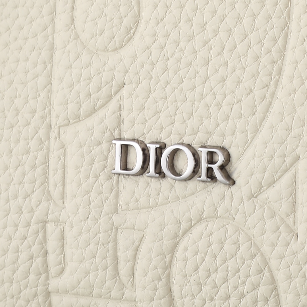 Dior Messenger Bag Cow Leather Beige L-s-333l