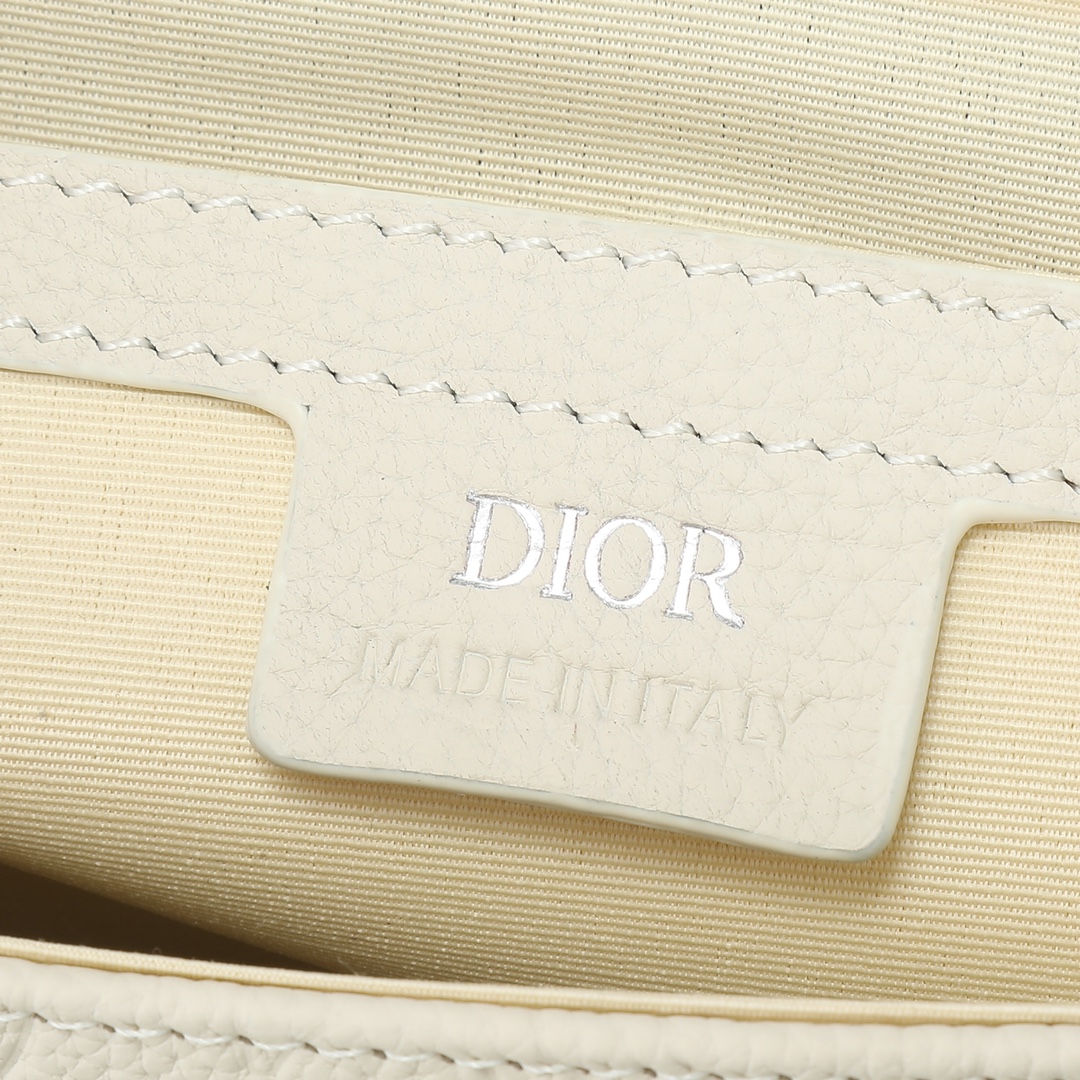 Dior Messenger Bag Cow Leather Beige L-s-333l