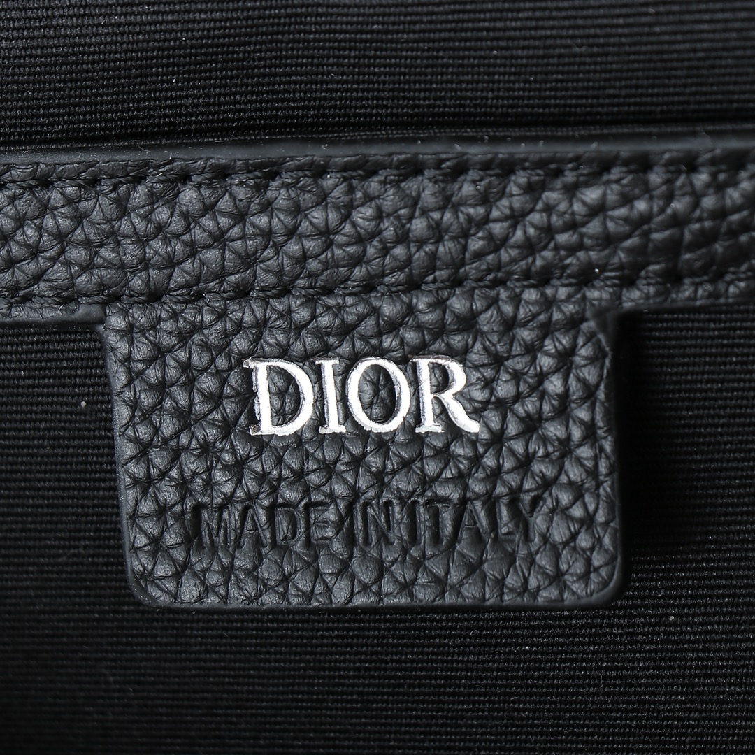 Dior Messenger Bag Cow Leather Black L-s