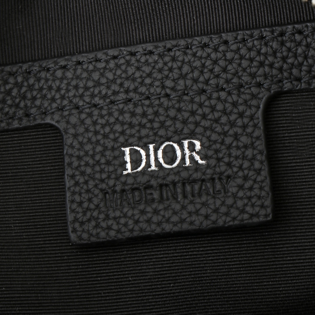 Dior Messenger Bag Cow Leather Black L-s
