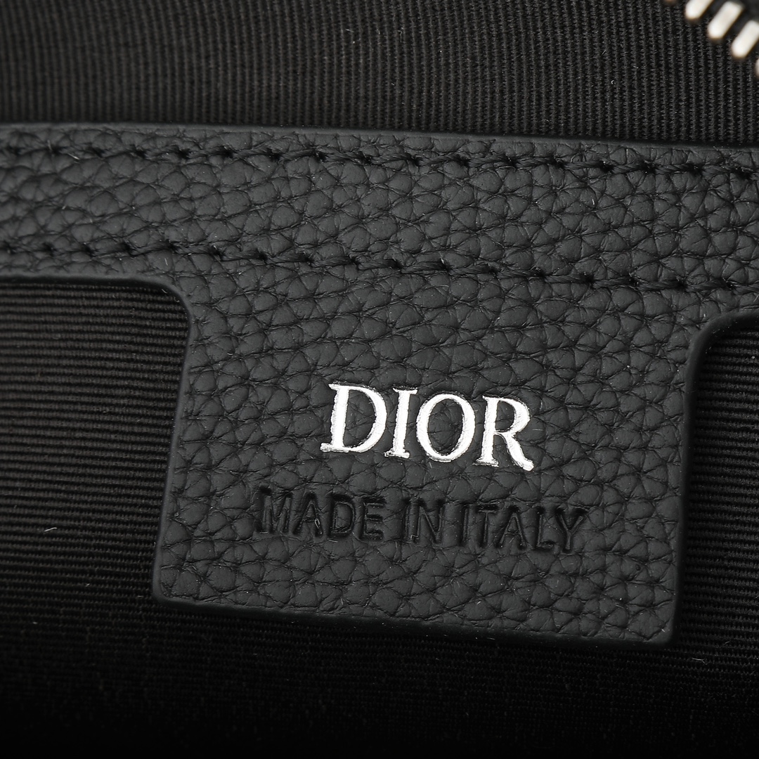 Dior Messenger Bag Cow Leather Black L-s-340l