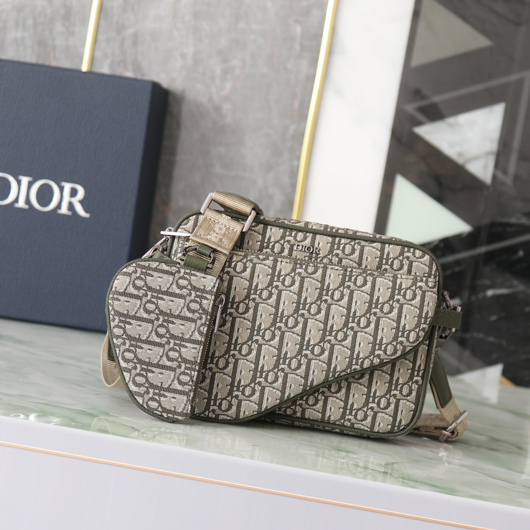 Dior Clutch Bag Nylon L-s