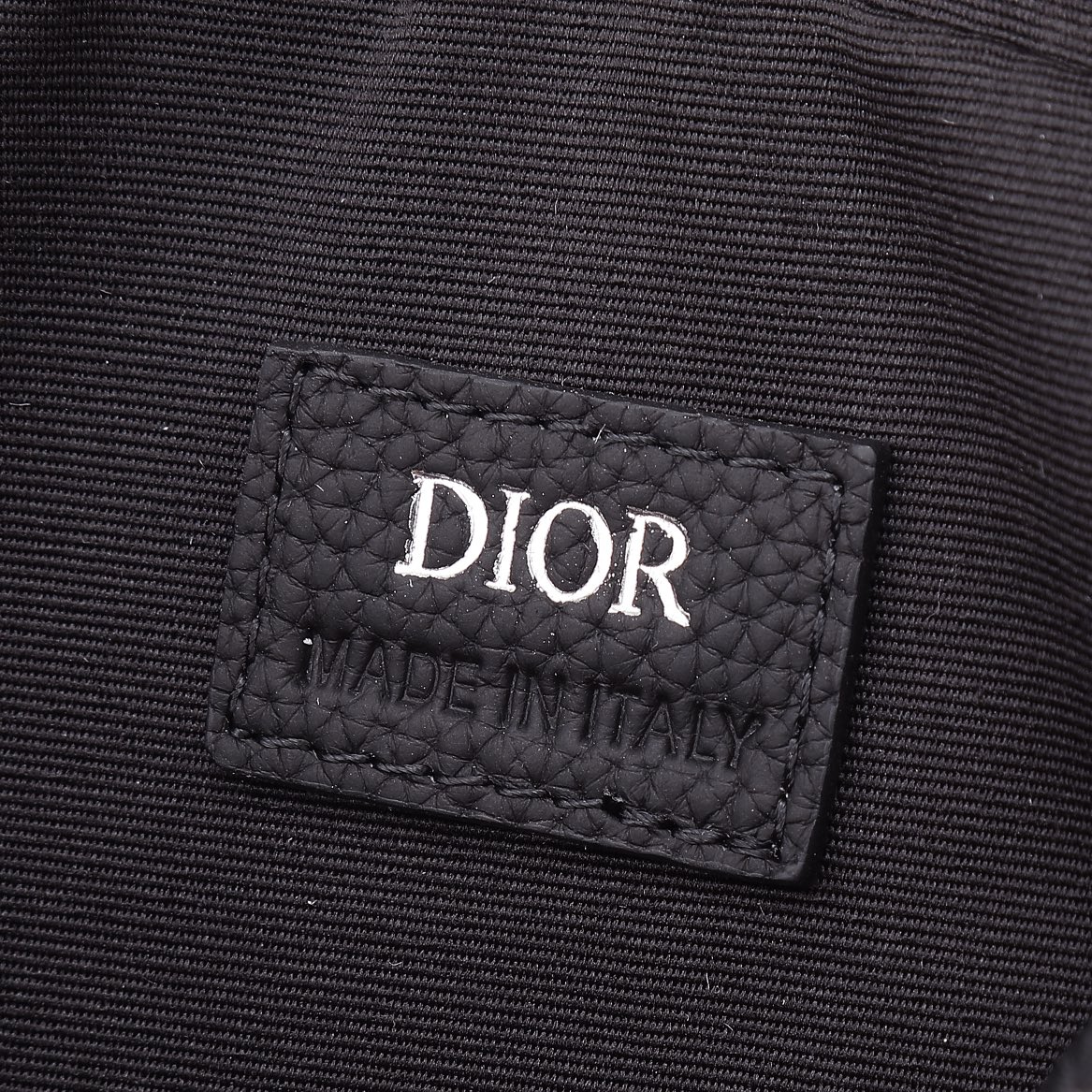 Dior Clutch Bag Nylon Black L-s