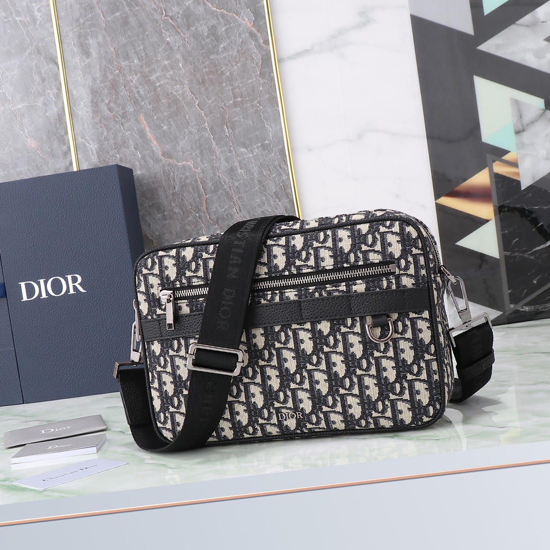 Dior Basic Bag Cow Leather Black L-s