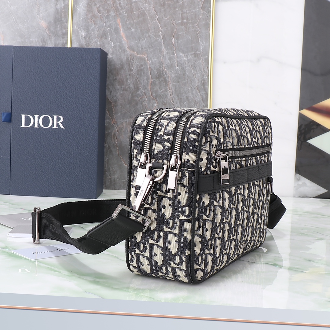 Dior Basic Bag Cow Leather Black L-s