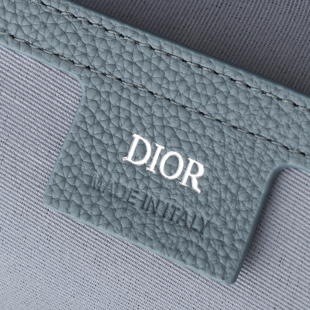 Dior Messenger Bag Cow Leather Gray L-s