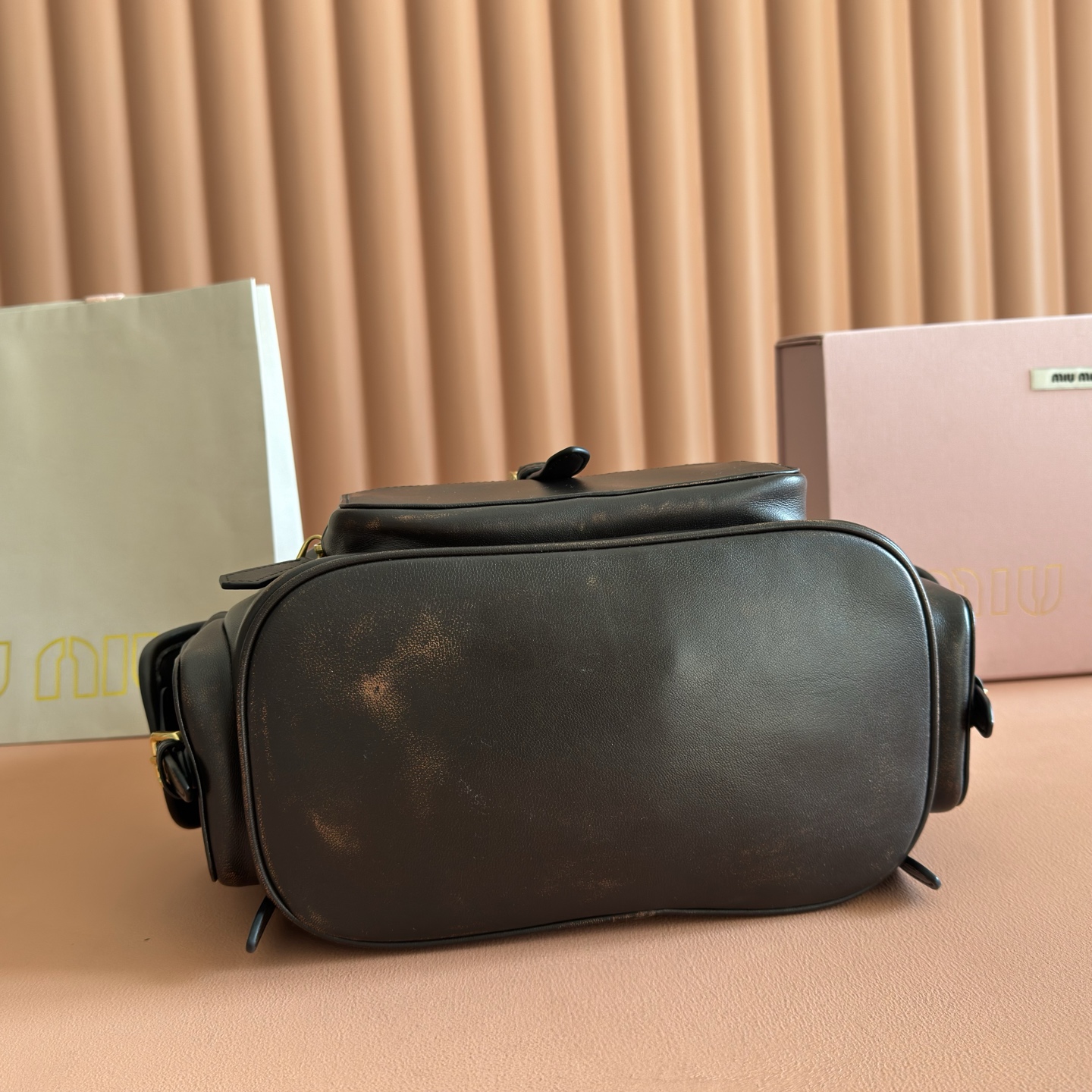 Miu Miu Backpack Cow Leather M