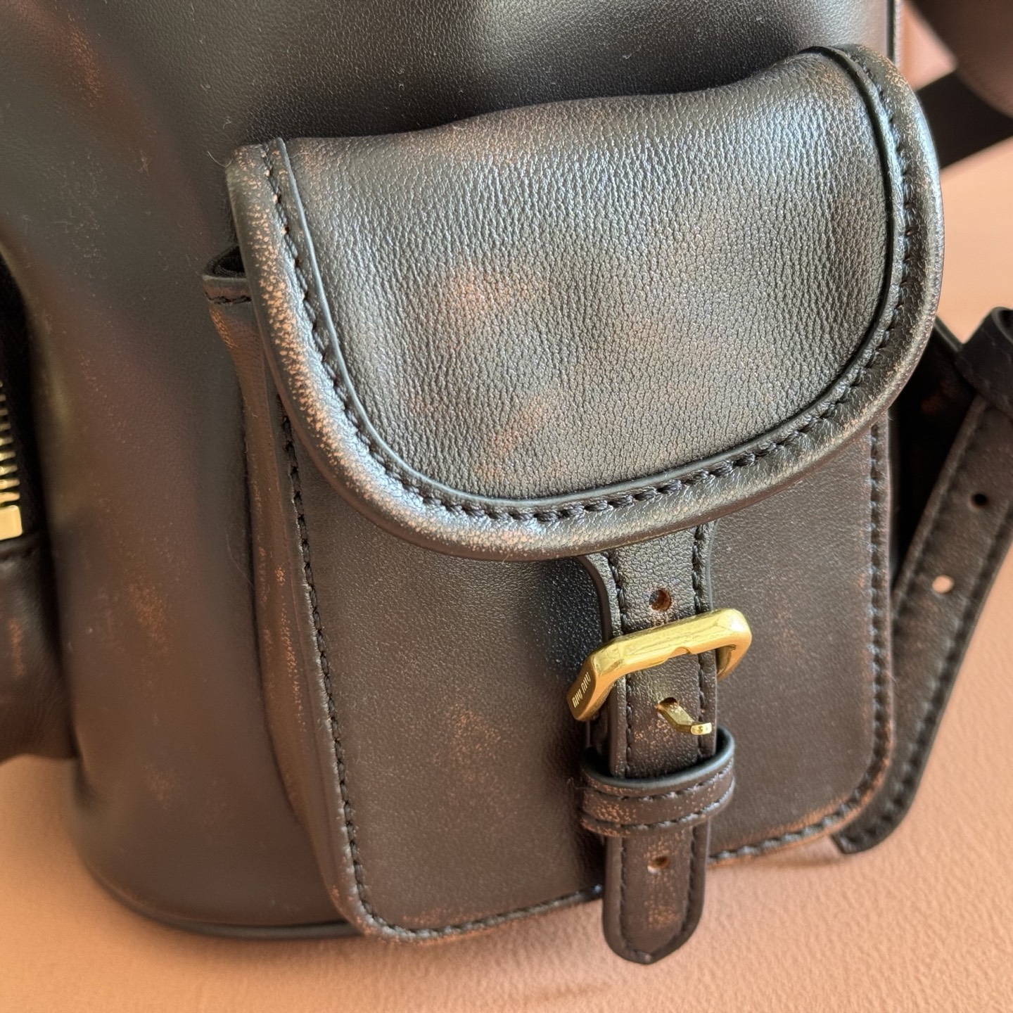 Miu Miu Backpack Cow Leather M