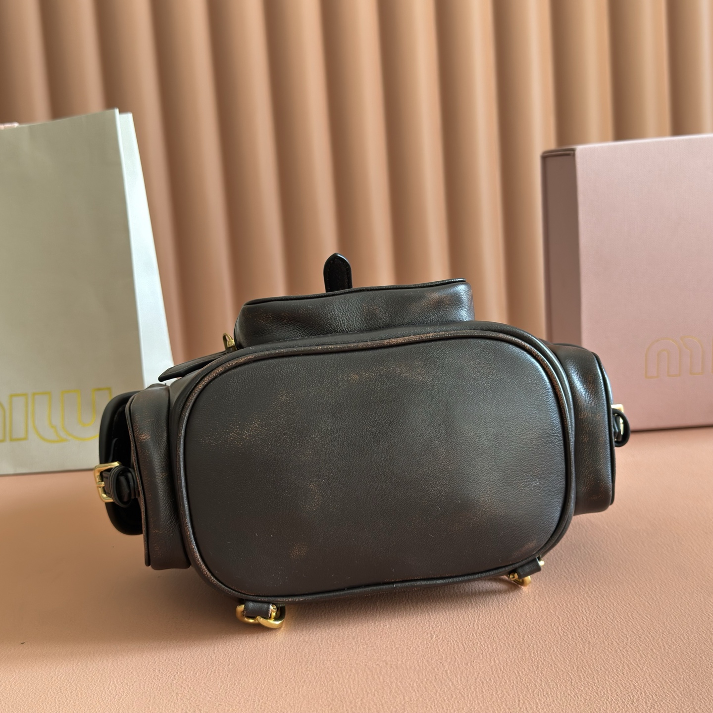 Miu Miu Backpack Cow Leather M