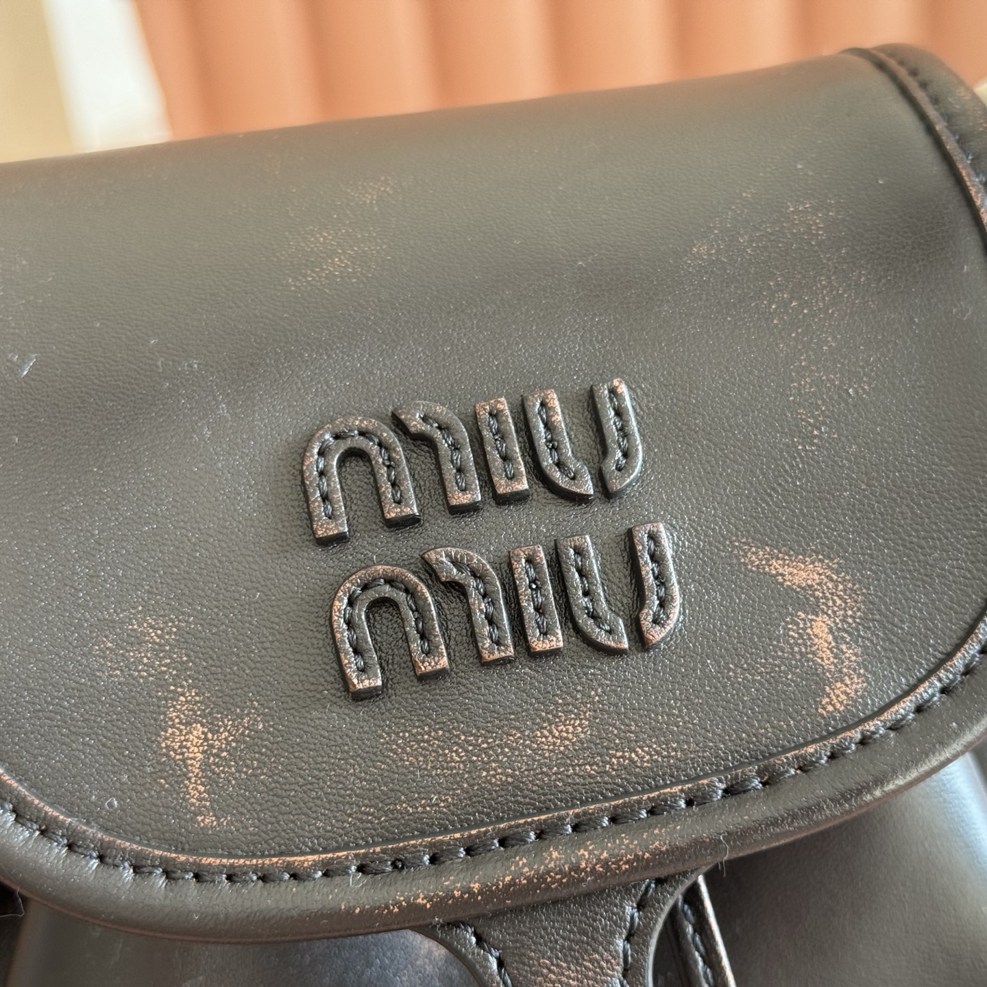 Miu Miu Backpack Cow Leather M