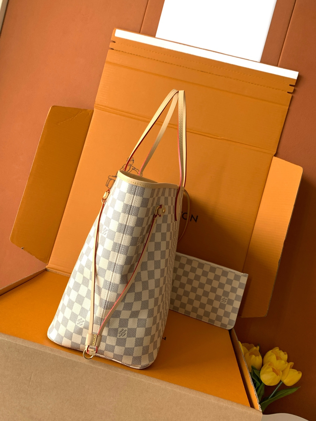 Louis Vuitton Tote Bag Cow Leather M-l