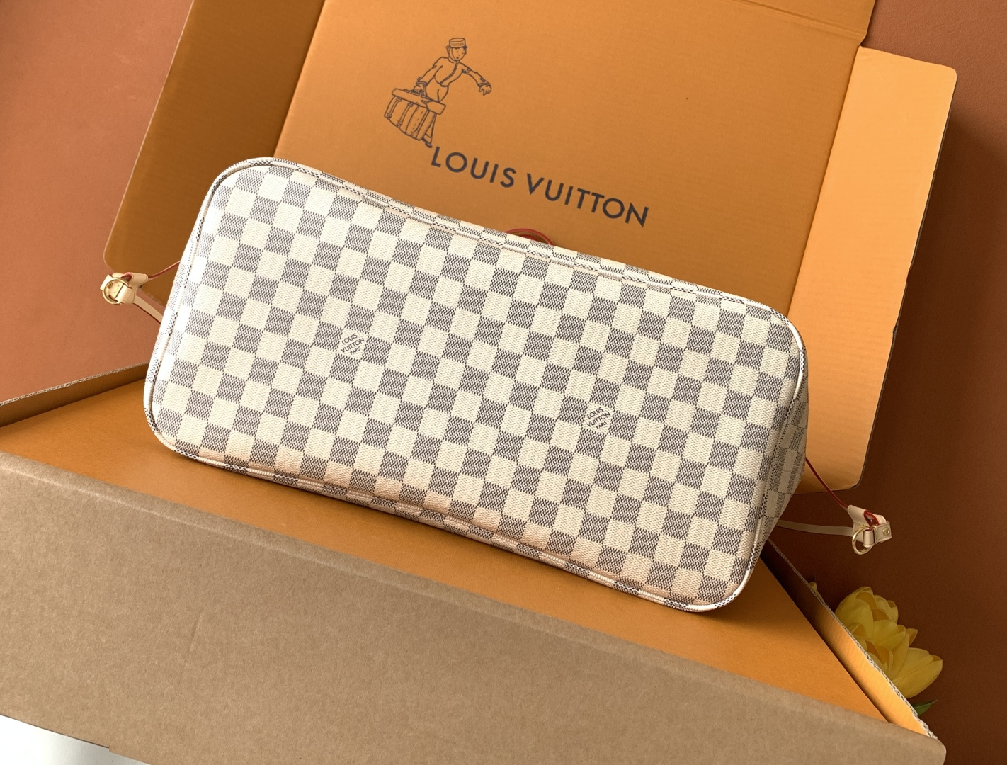Louis Vuitton Tote Bag Cow Leather M-l