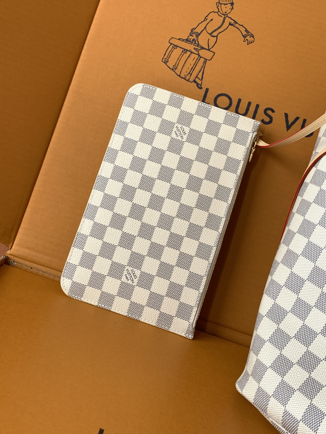 Louis Vuitton Tote Bag Cow Leather M-l