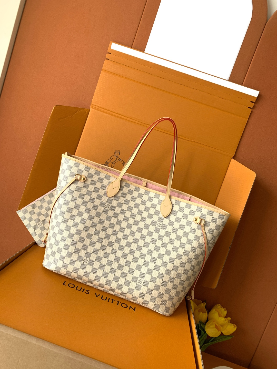Louis Vuitton Tote Bag Cow Leather M-l
