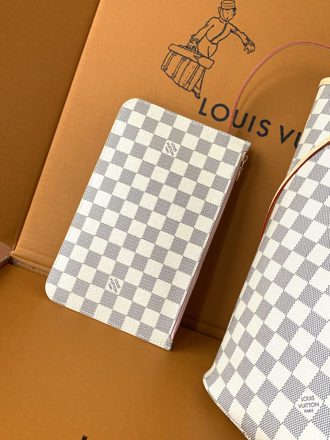 Louis Vuitton Tote Bag Cow Leather M-l