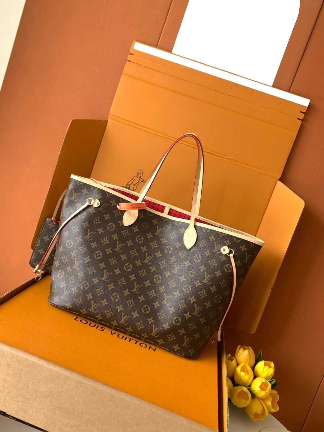 Louis Vuitton Tote Bag Canvas 19cm-m-l
