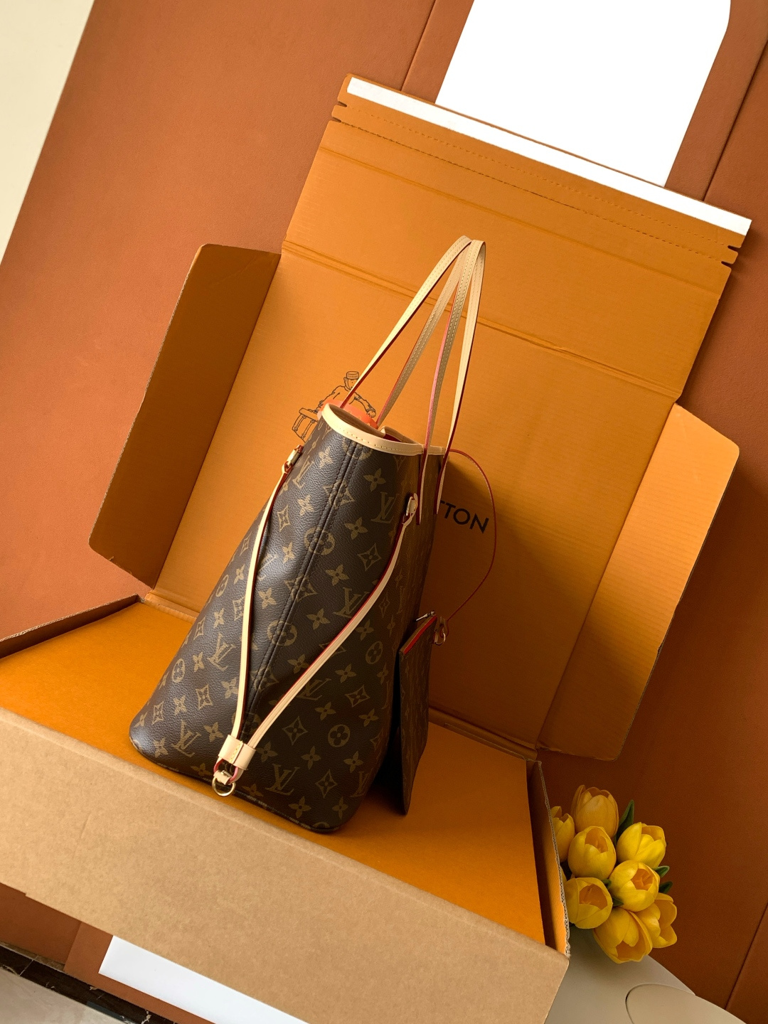 Louis Vuitton Tote Bag Canvas 19cm-m-l