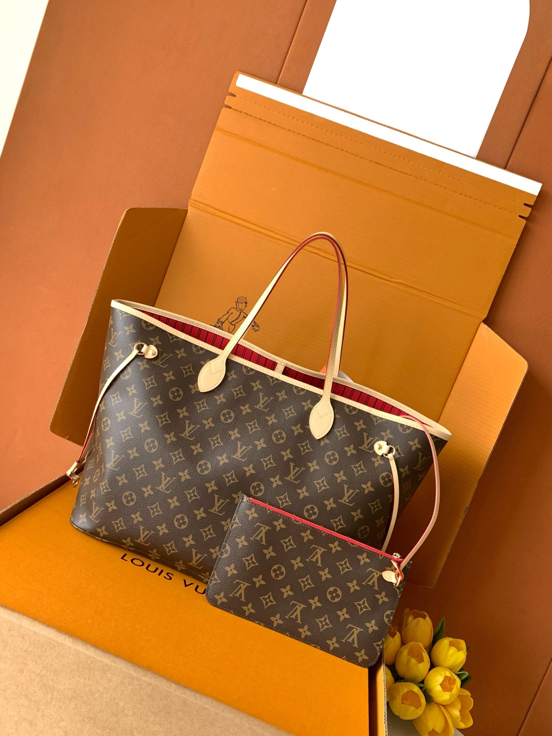 Louis Vuitton Tote Bag Canvas 19cm-m-l